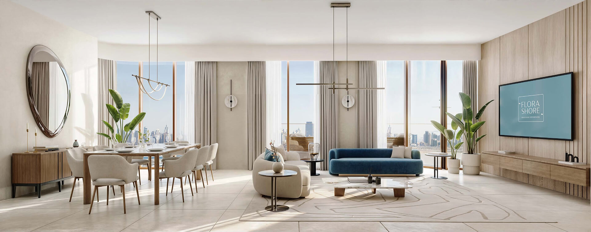 Апартаменты Flora Shore Beachside Residences